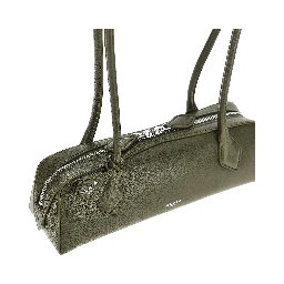 Grained leather small 'Le Teckel' bag