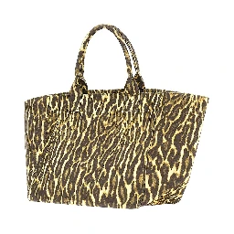 Leopard canvas XXL tote bag