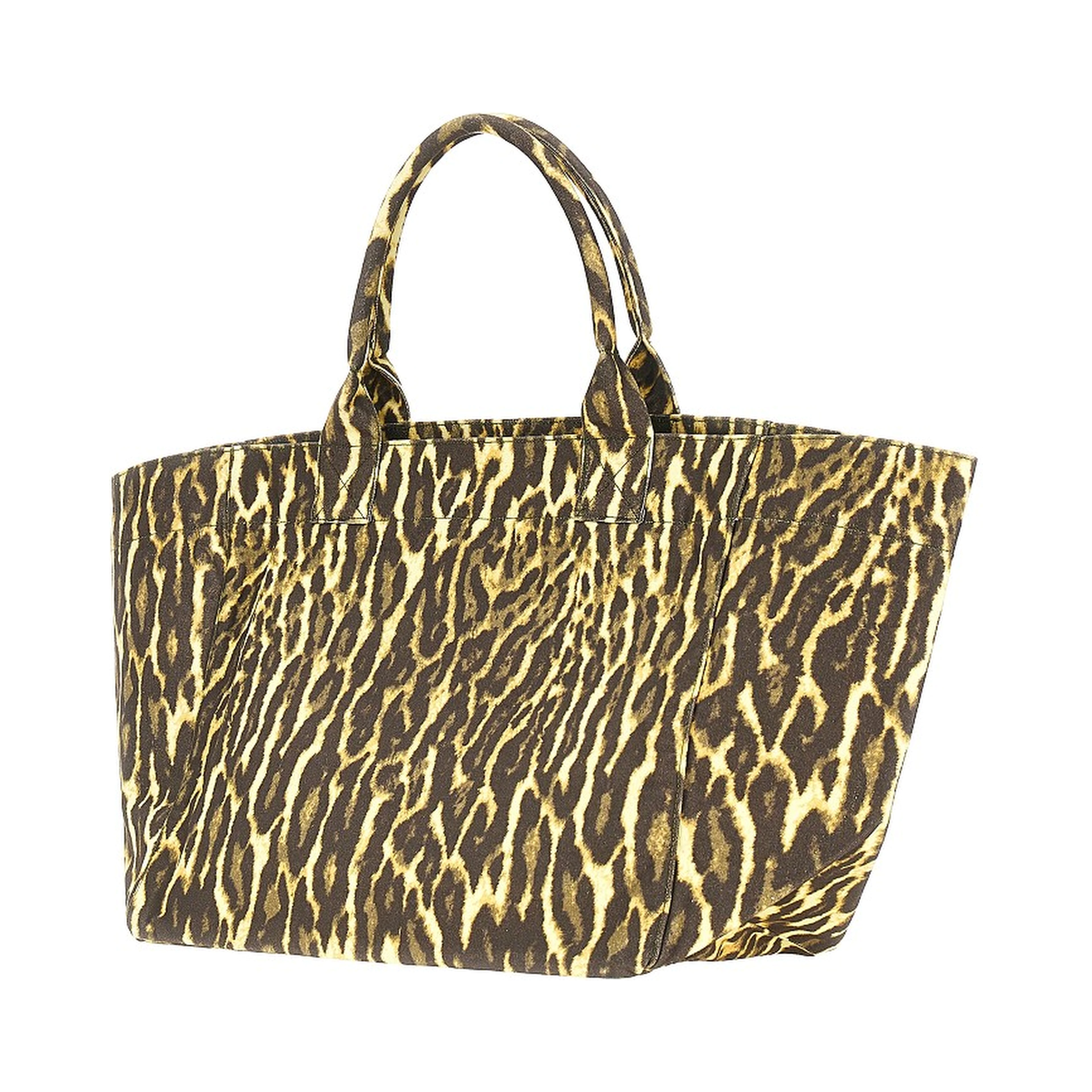 Leopard canvas XXL tote bag