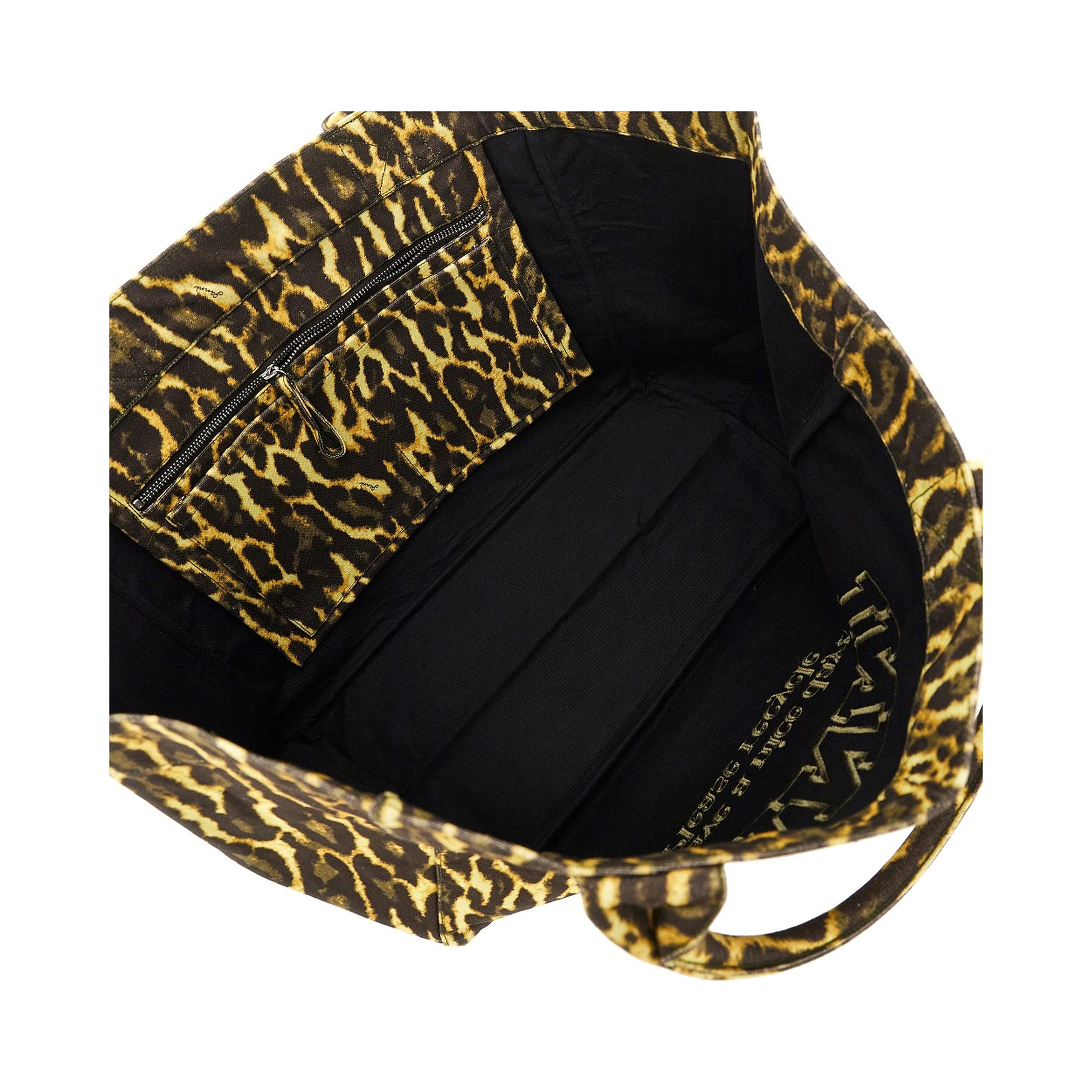 Leopard canvas XXL tote bag