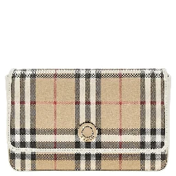 Check coated canvas 'Hampshire' bag