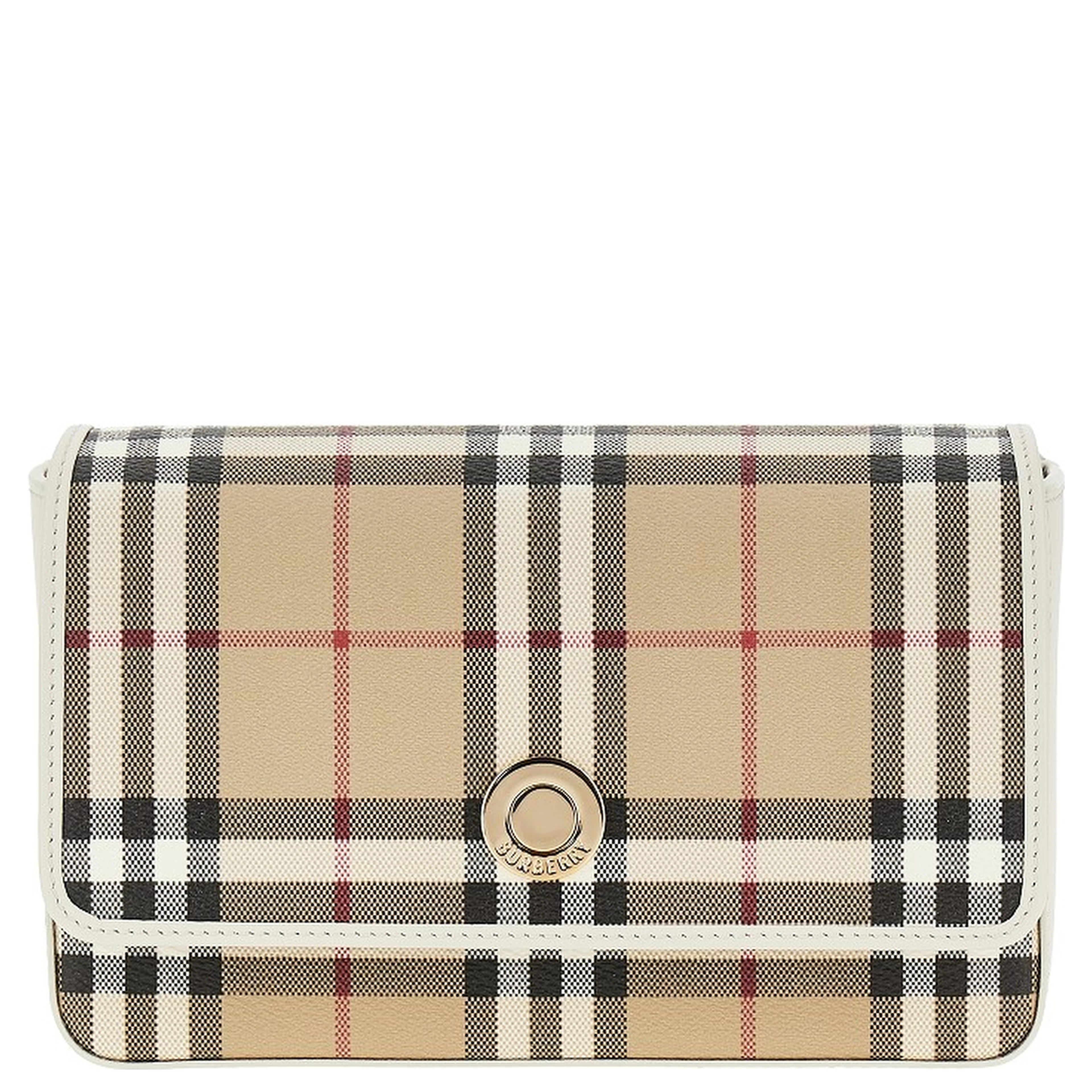 Check coated canvas 'Hampshire' bag