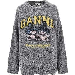 'Mushroom Teddy' alpaca-blend sweater