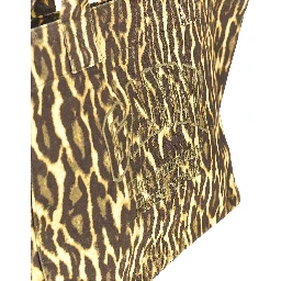Leopard canvas XXL tote bag