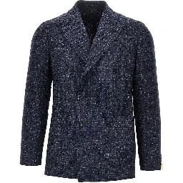 Tweed double-breasted jacket