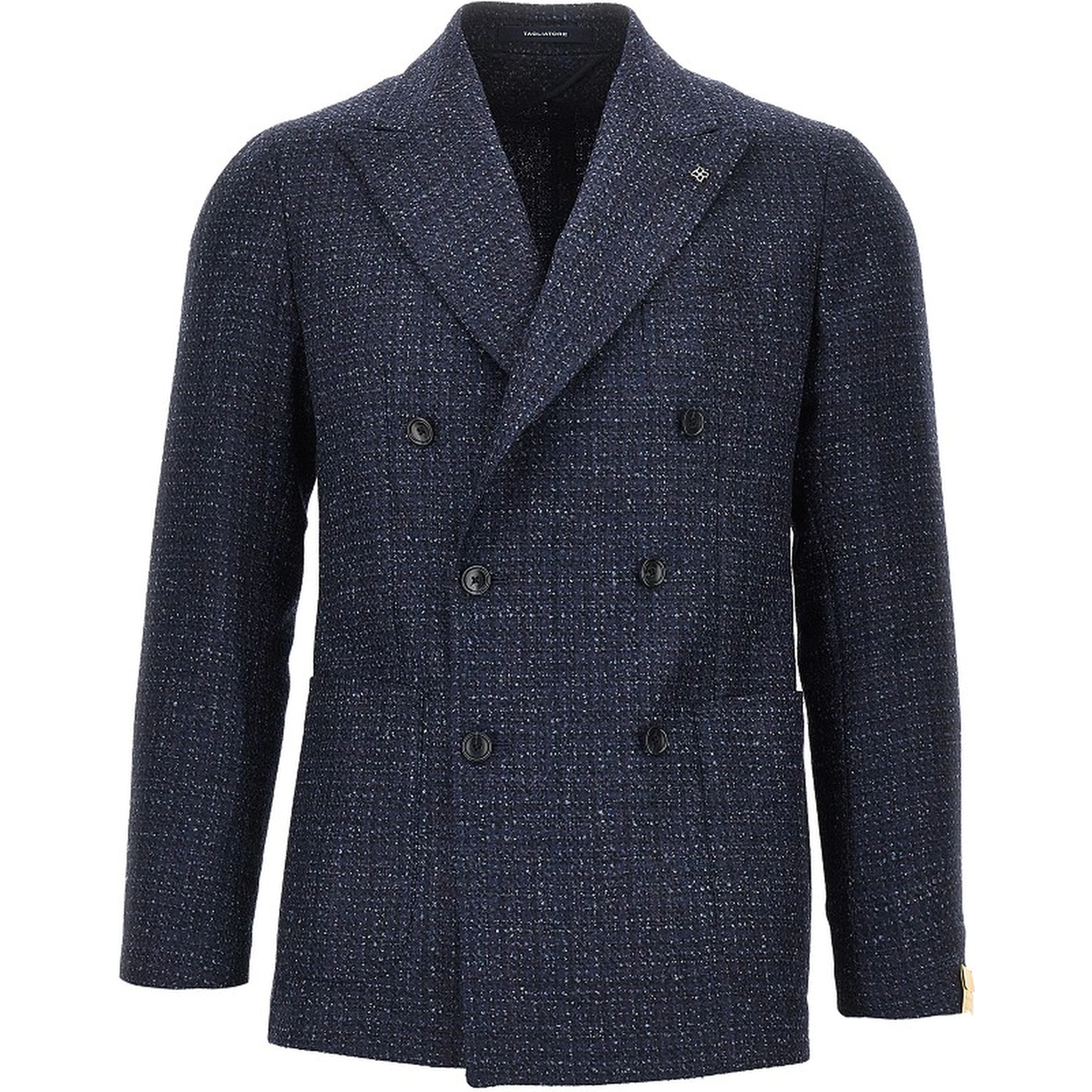 Tweed double-breasted jacket