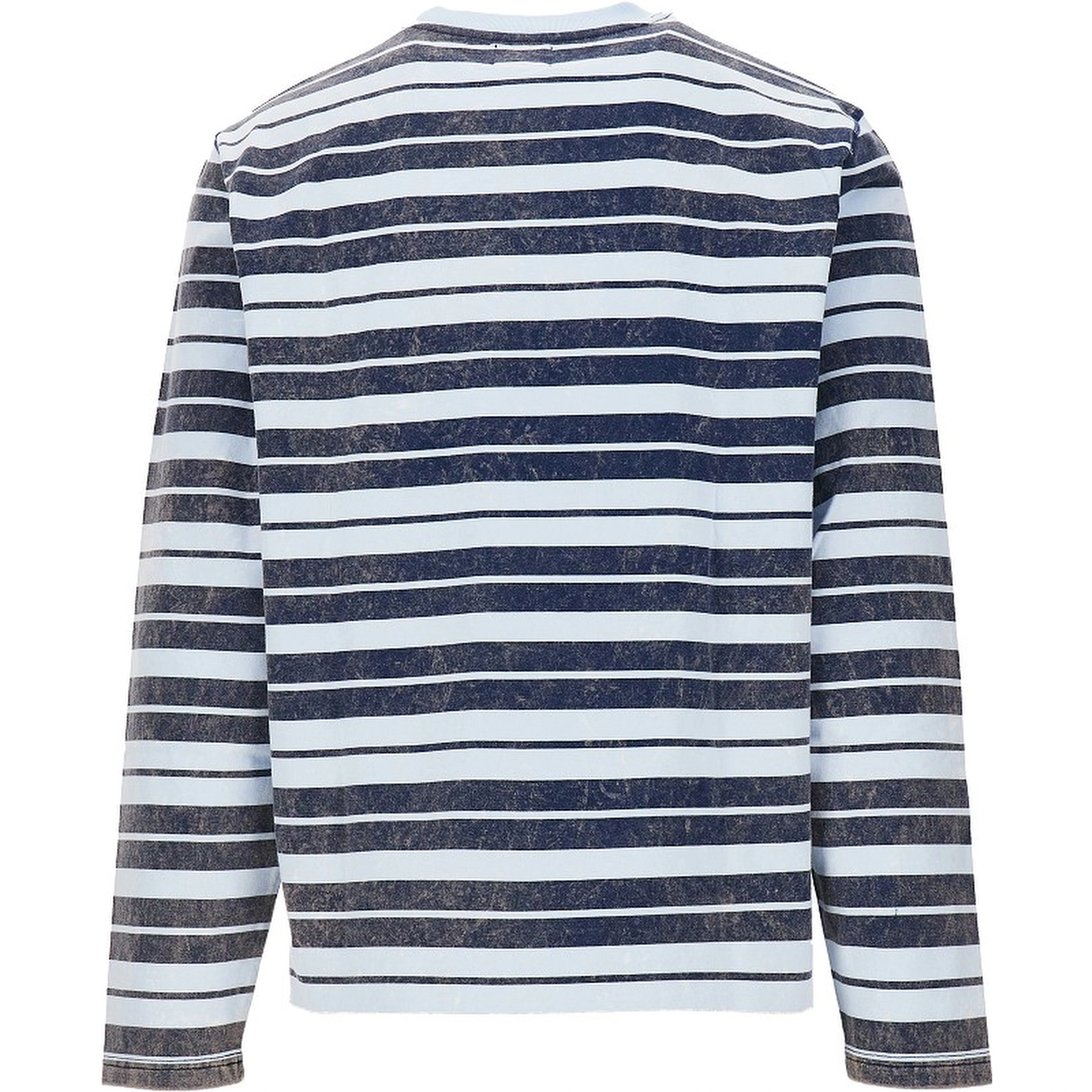 Cotton T-shirt with striped motif