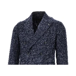 Tweed double-breasted jacket