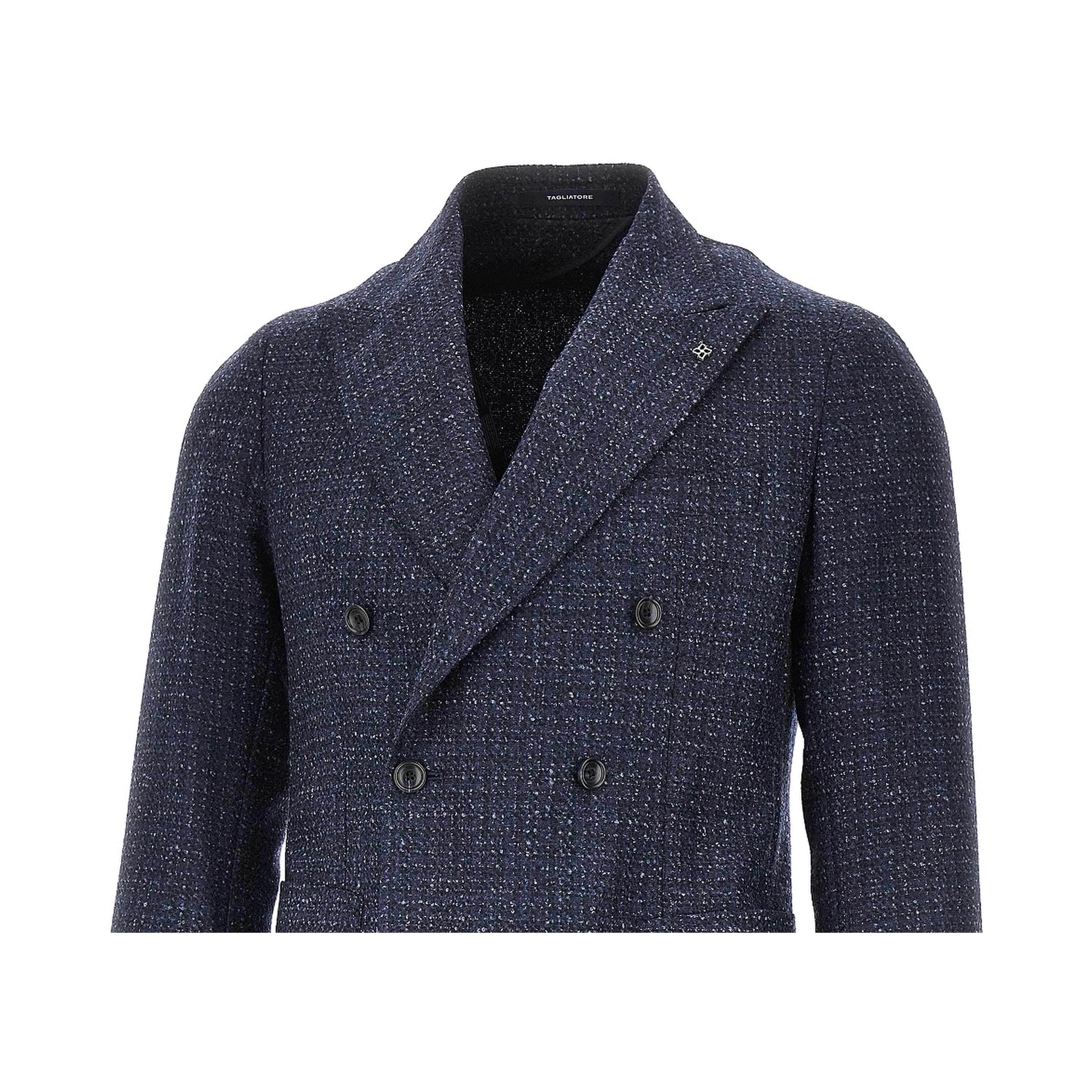 Tweed double-breasted jacket