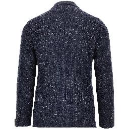 Tweed double-breasted jacket