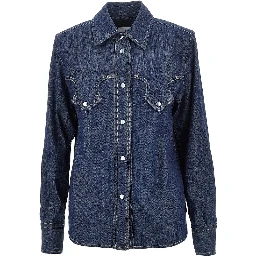 'America' denim shirt
