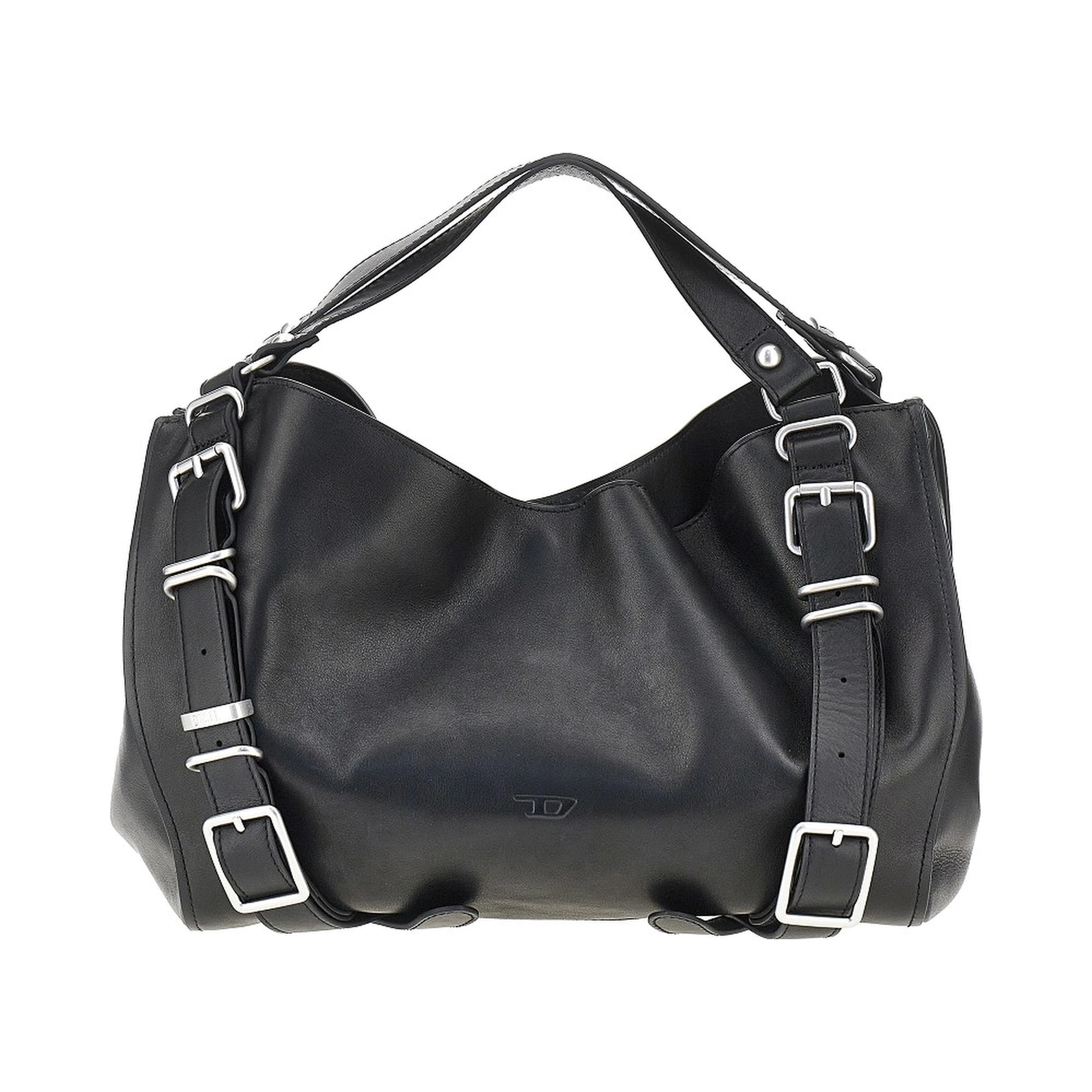 Leather medium 'D-One' bag