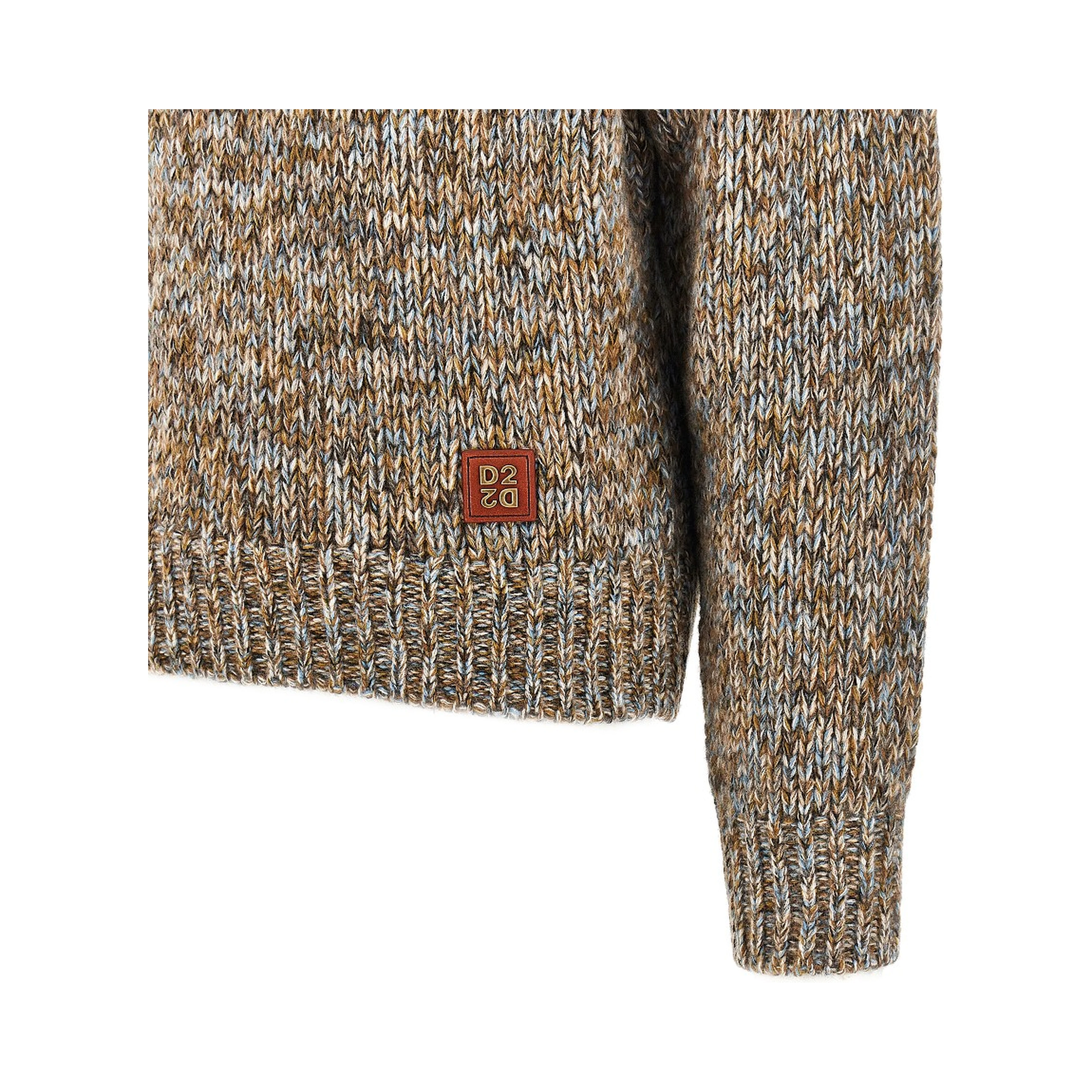 Virgin wool-blend yarn sweater