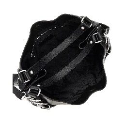 Leather medium 'D-One' bag