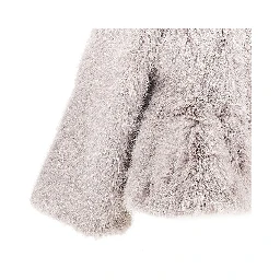 Faux fur flared jacket