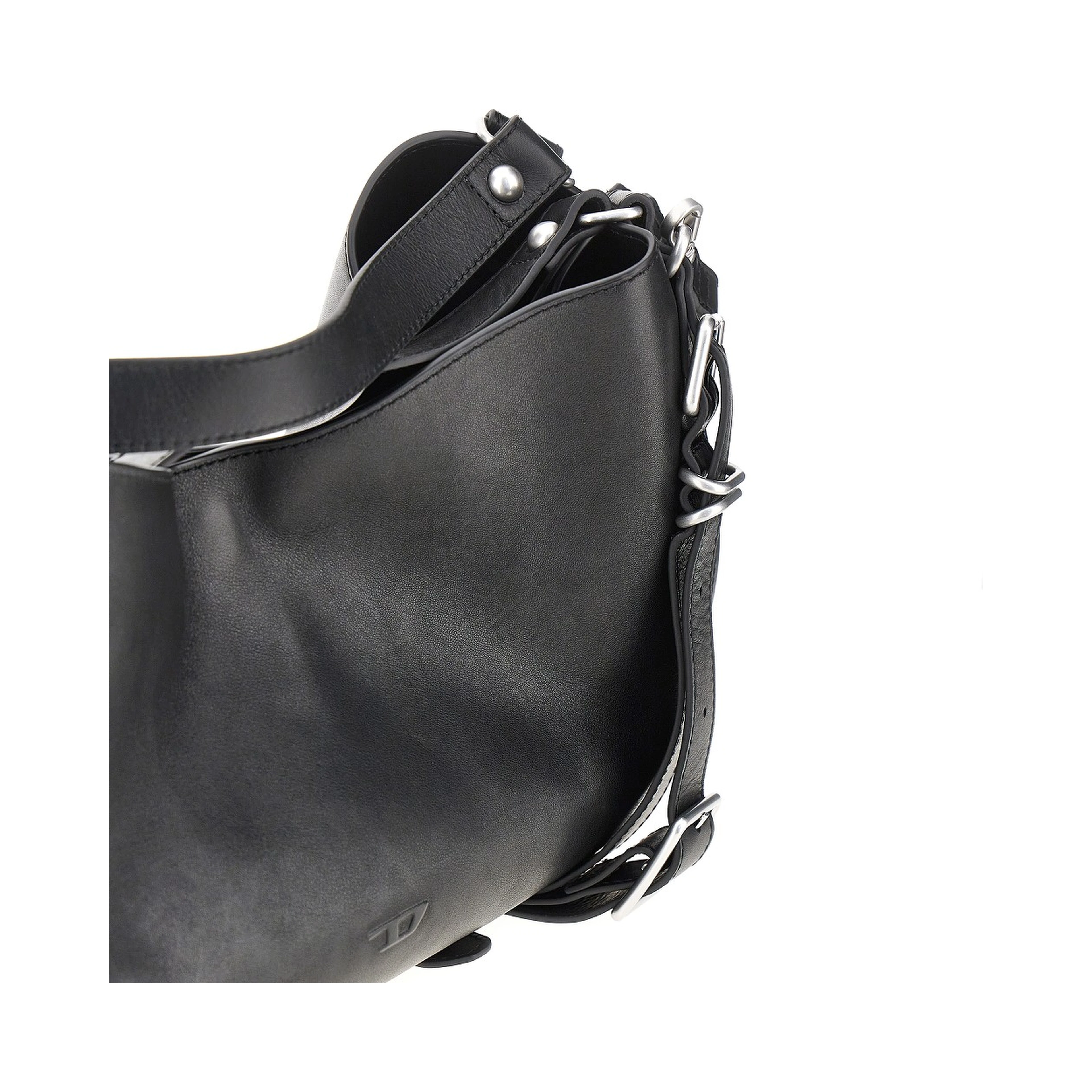 Leather medium 'D-One' bag