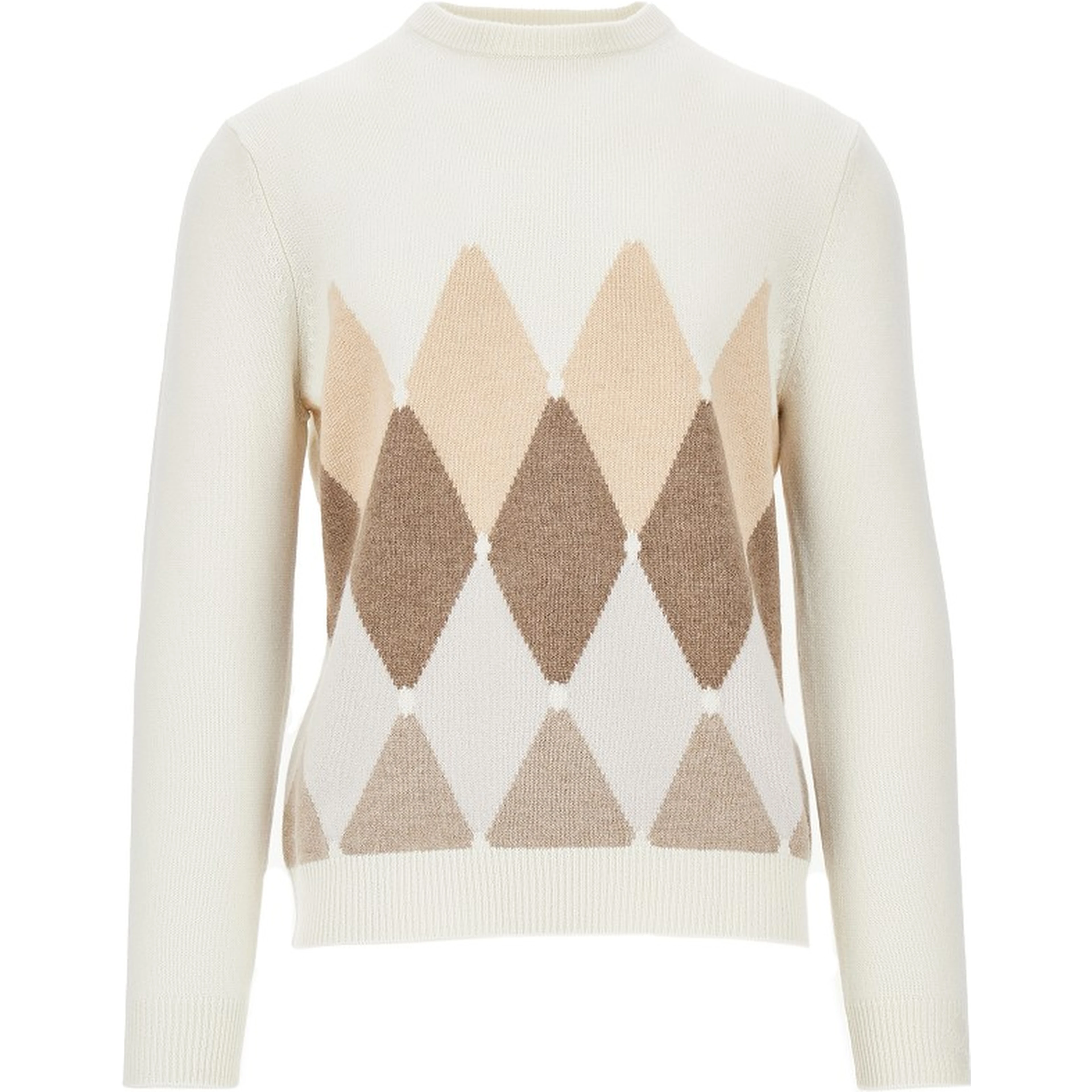 Cashmere lozenge sweater