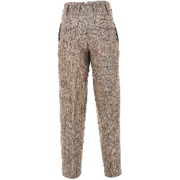 Wool pants with darts