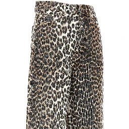 Leopard-print 'Lari' jeans