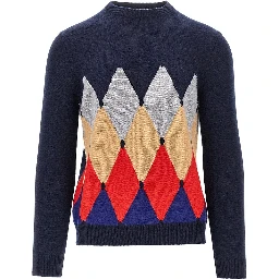 Cashmere lozenge sweater