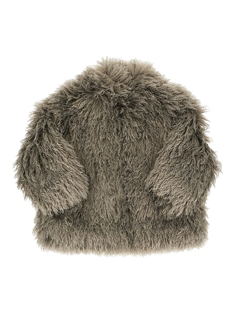 Faux fur jacket