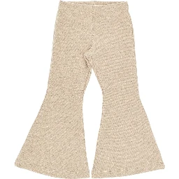 Cotton-blend flared pants