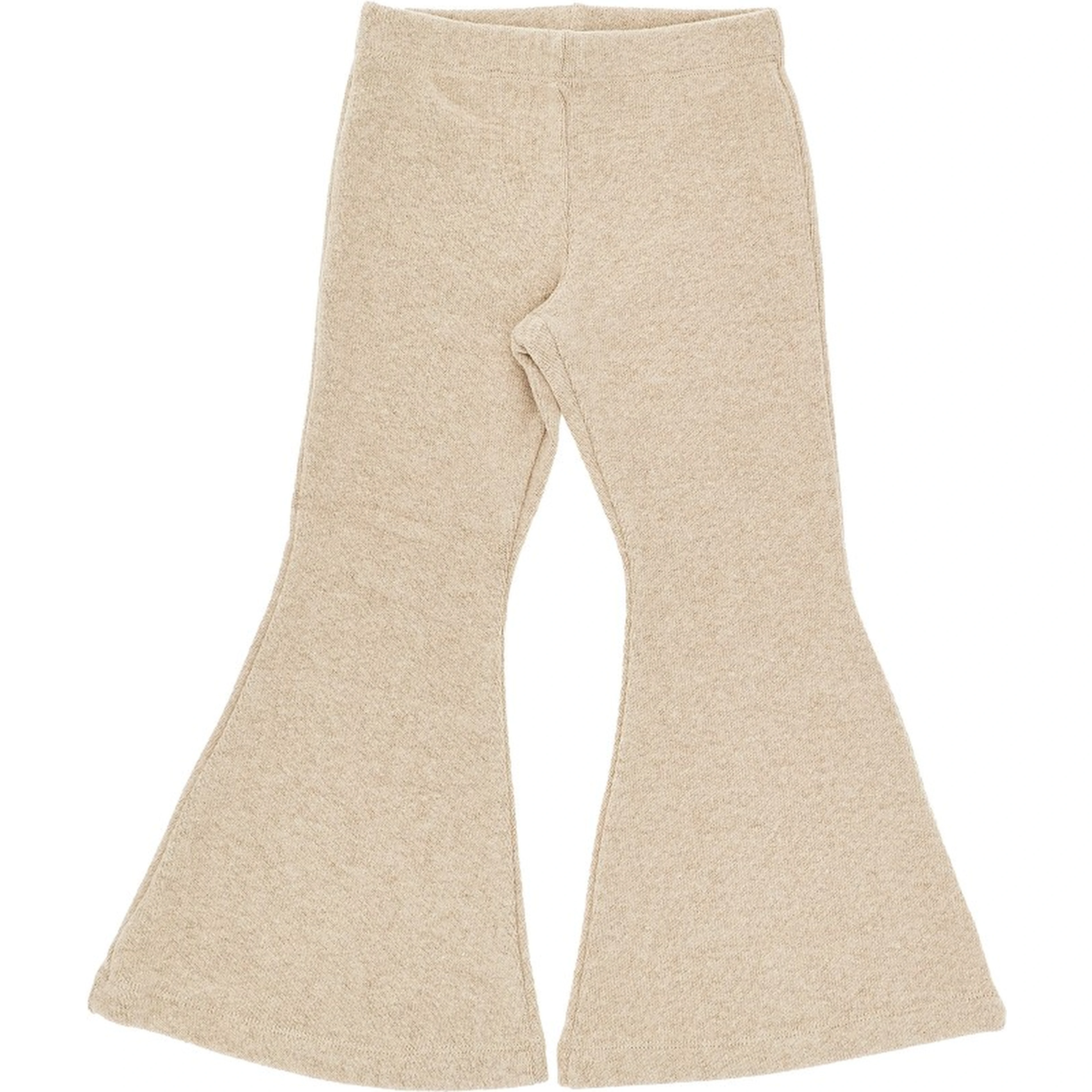 Cotton-blend flared pants