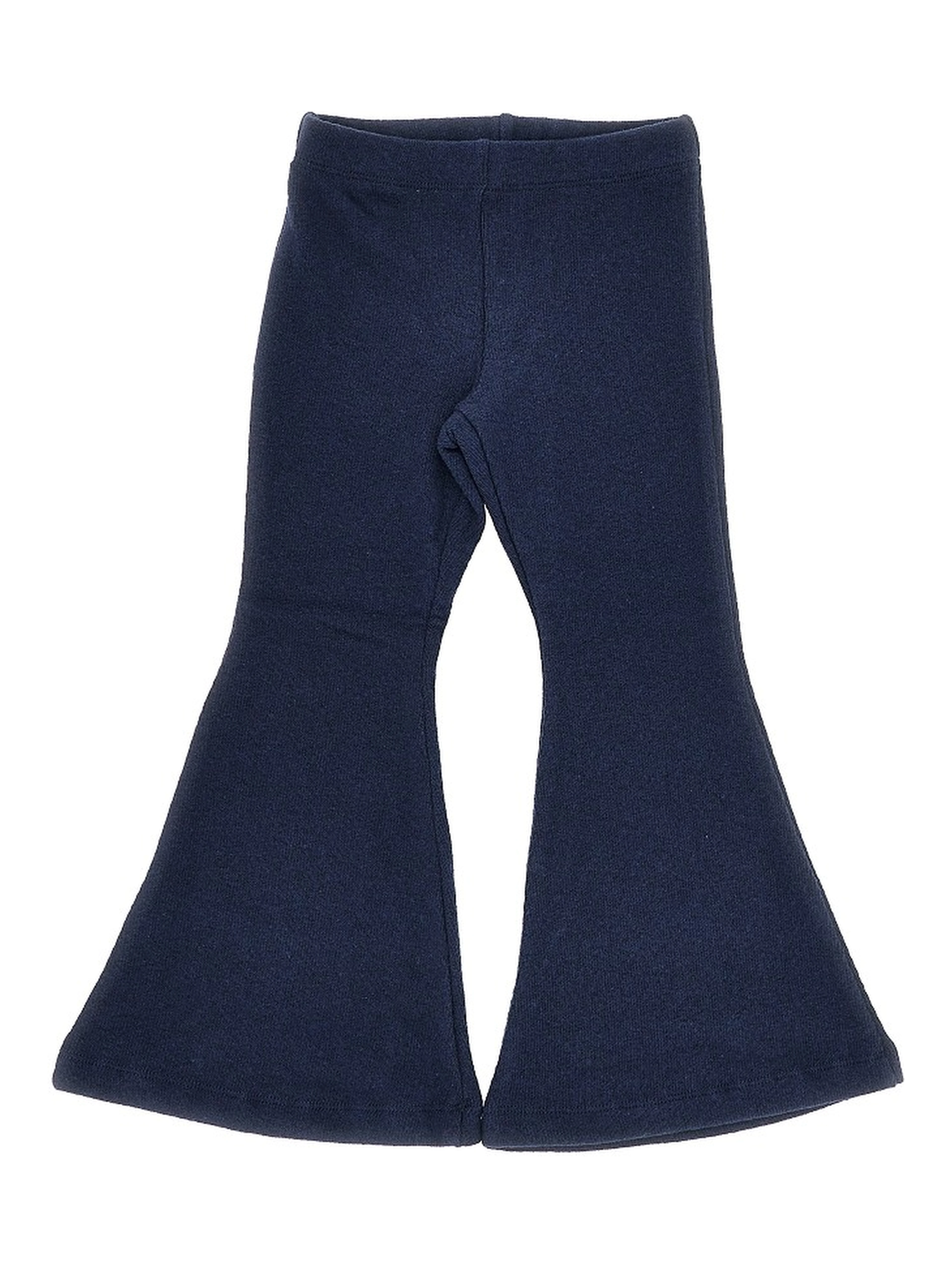 Cotton-blend flared pants