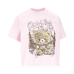 'Forest Teddy' print T-shirt