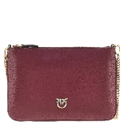 Flat Classic leather pouch