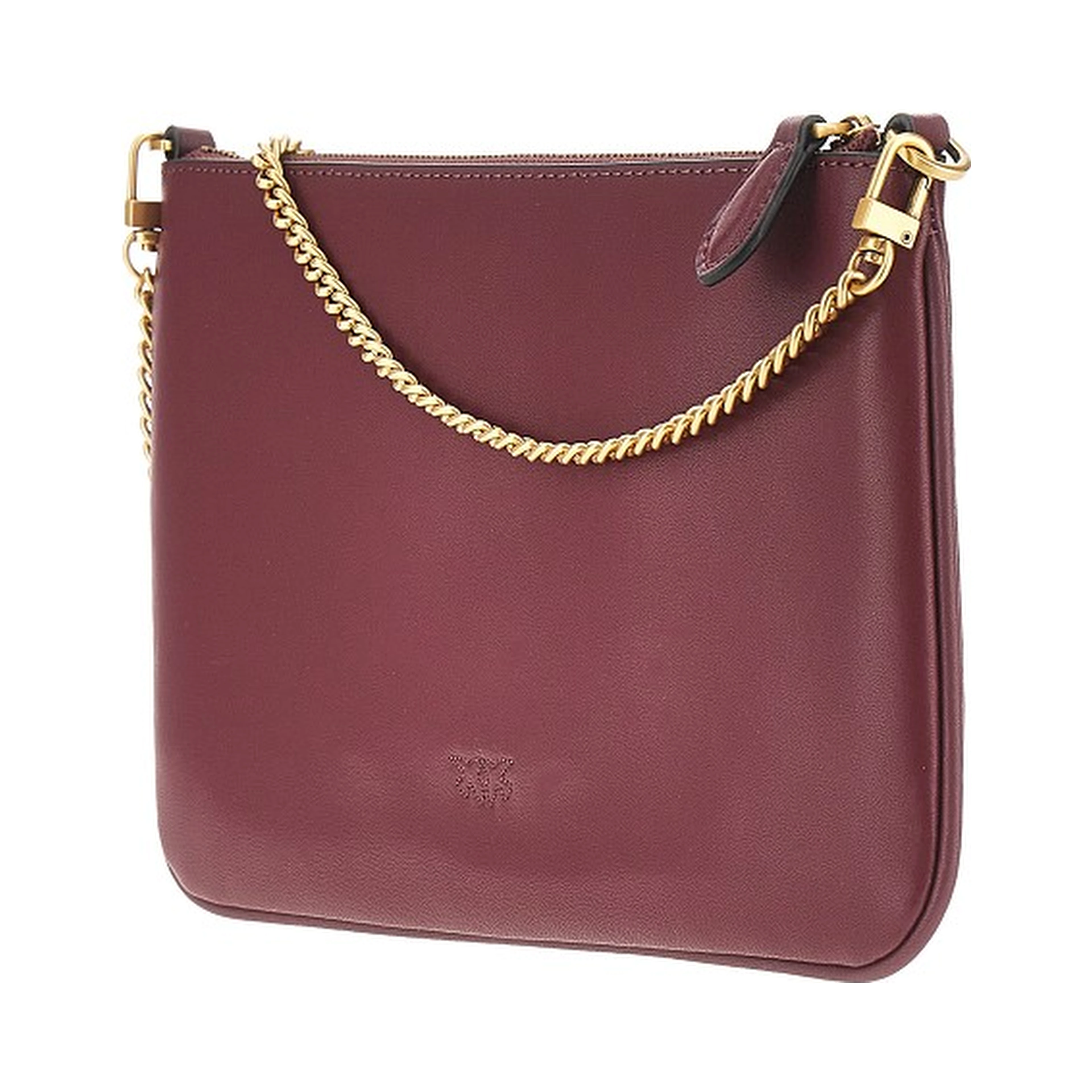 Flat Classic leather pouch