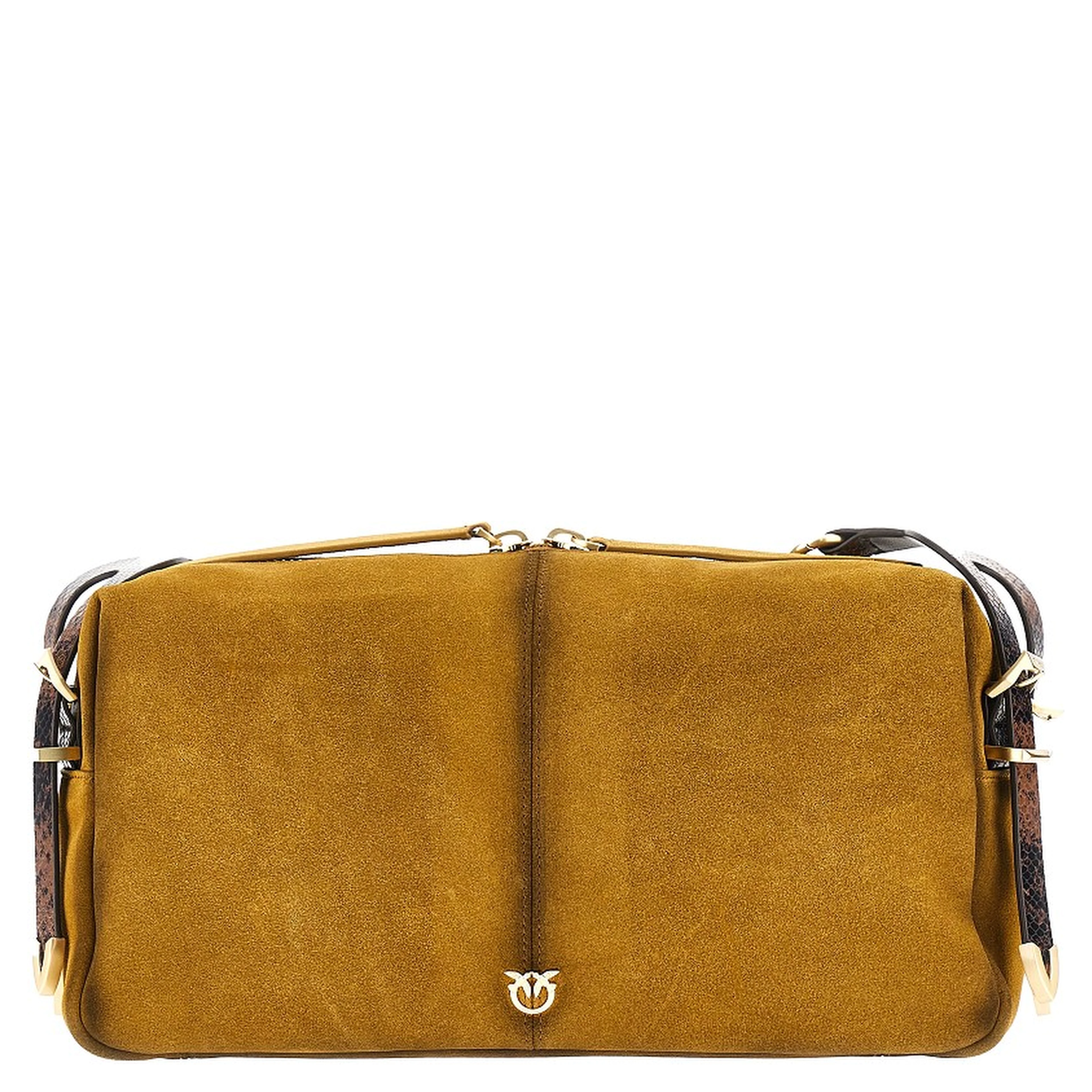 Suede leather medium 'Keeper' shoulder bag