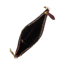 Flat Classic leather pouch