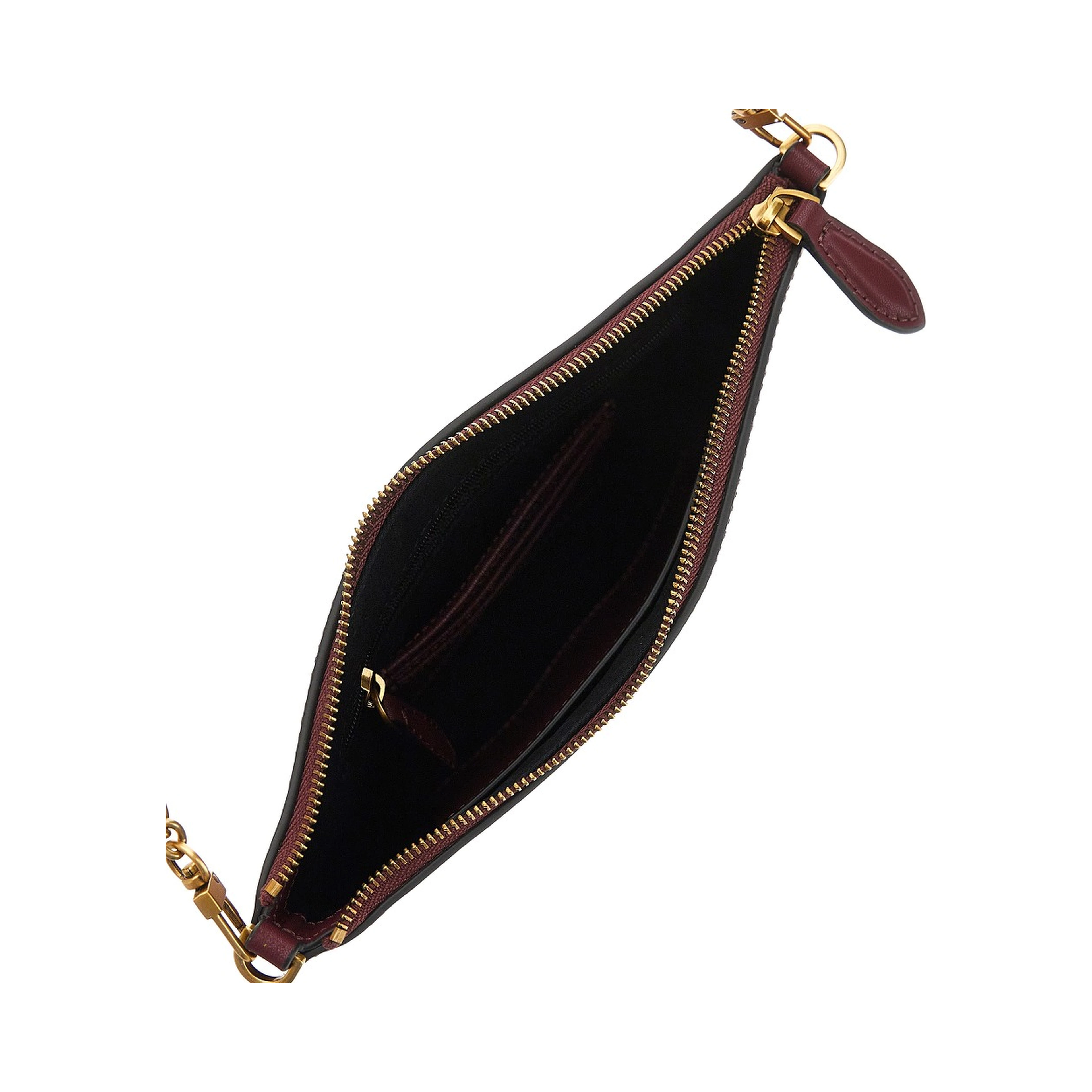 Flat Classic leather pouch
