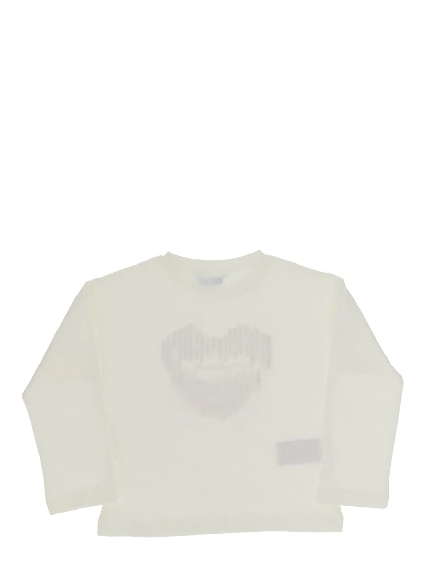 Sequinned graphic T-shirt