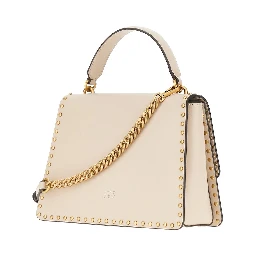 Leather bag with Love Birds buckle