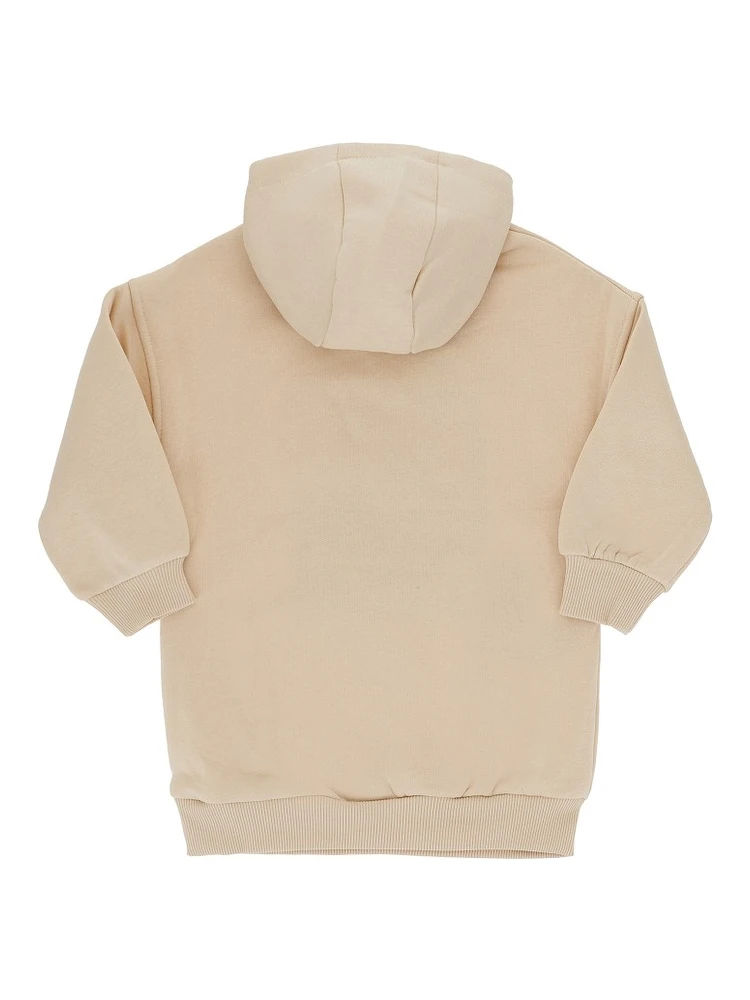 Hooded mini dress alternative