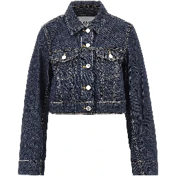 Cropped denim jacket
