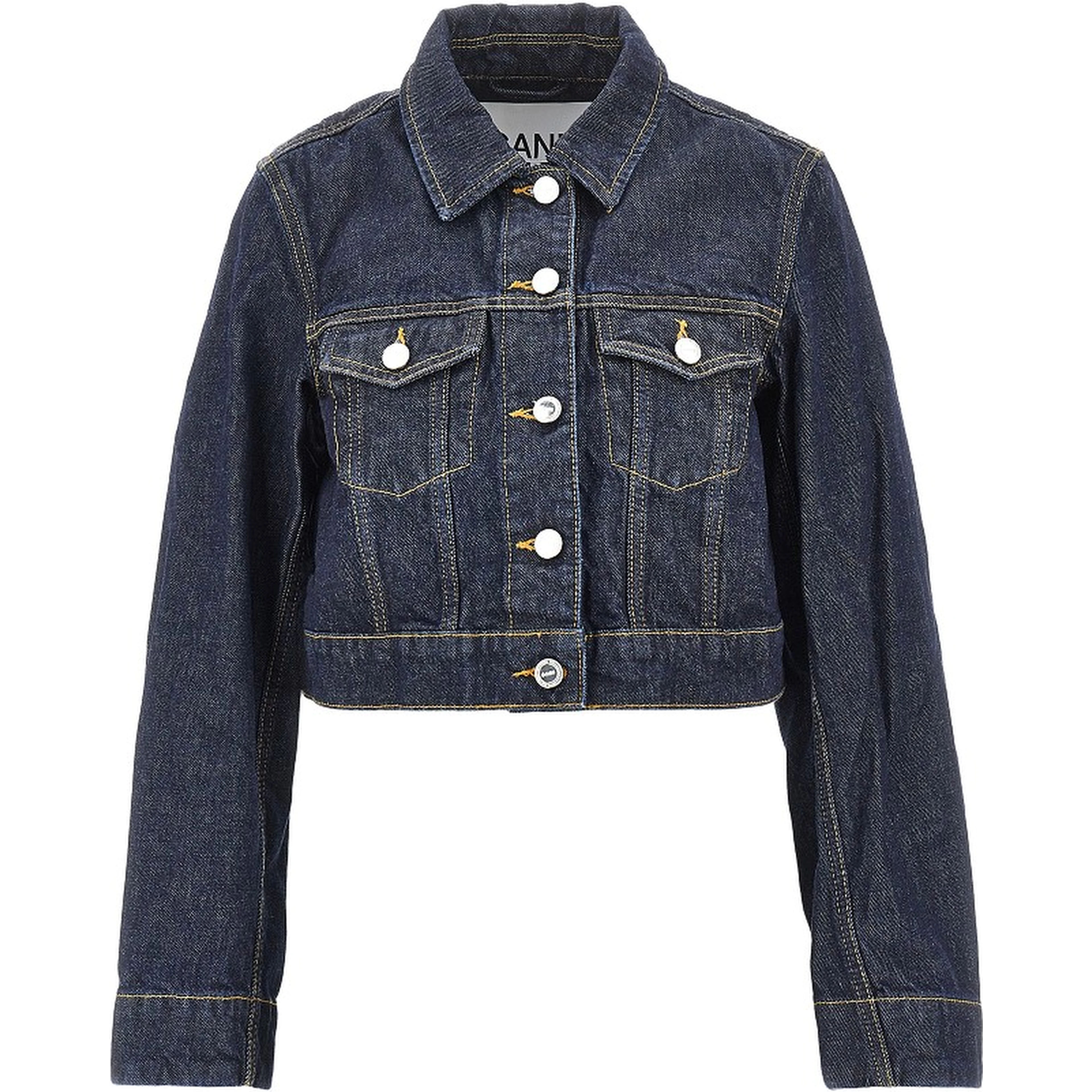 Cropped denim jacket