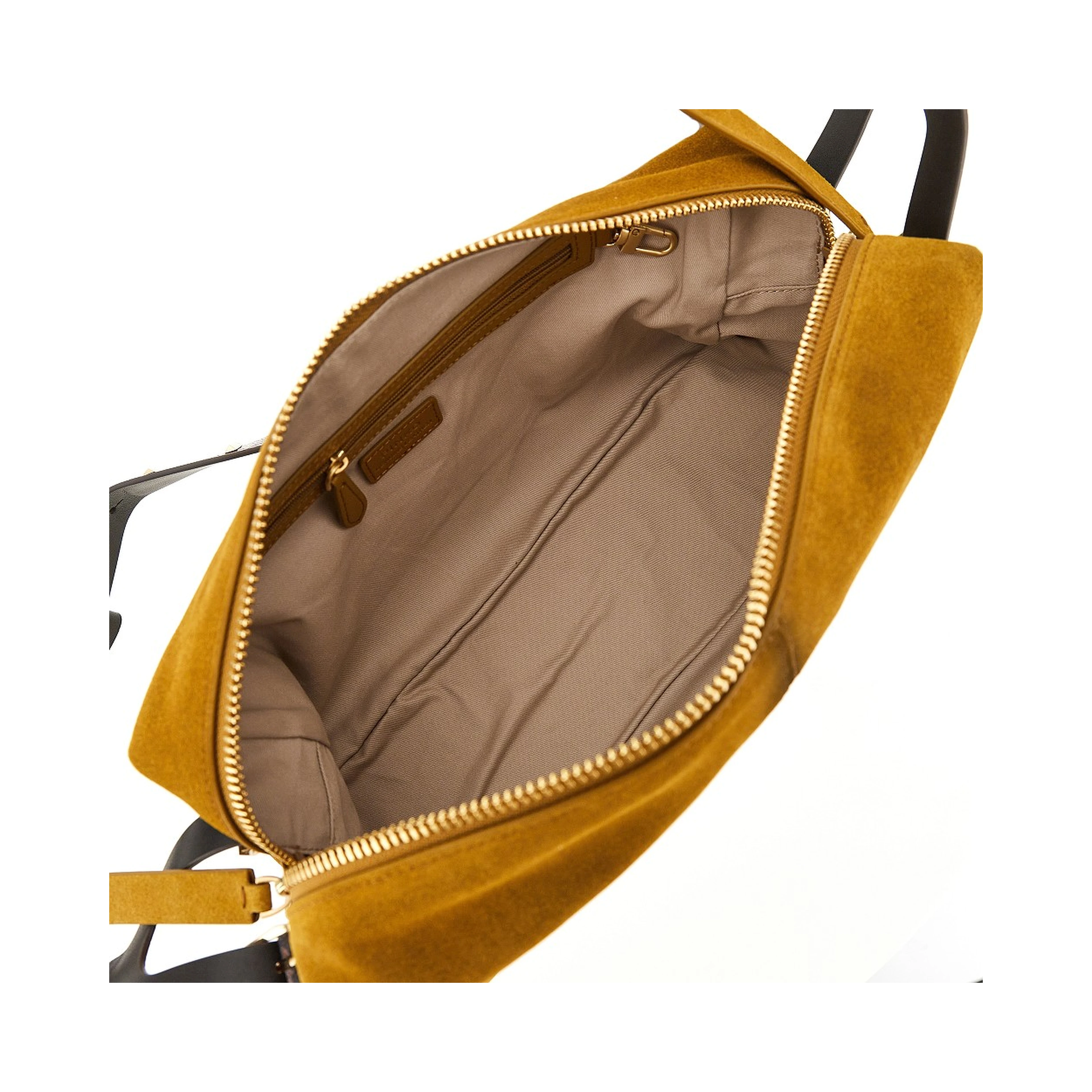 Suede leather medium 'Keeper' shoulder bag