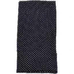 'Poppy Double' wool scarf
