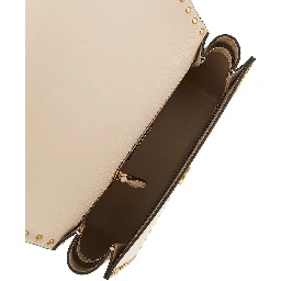Leather bag with Love Birds buckle