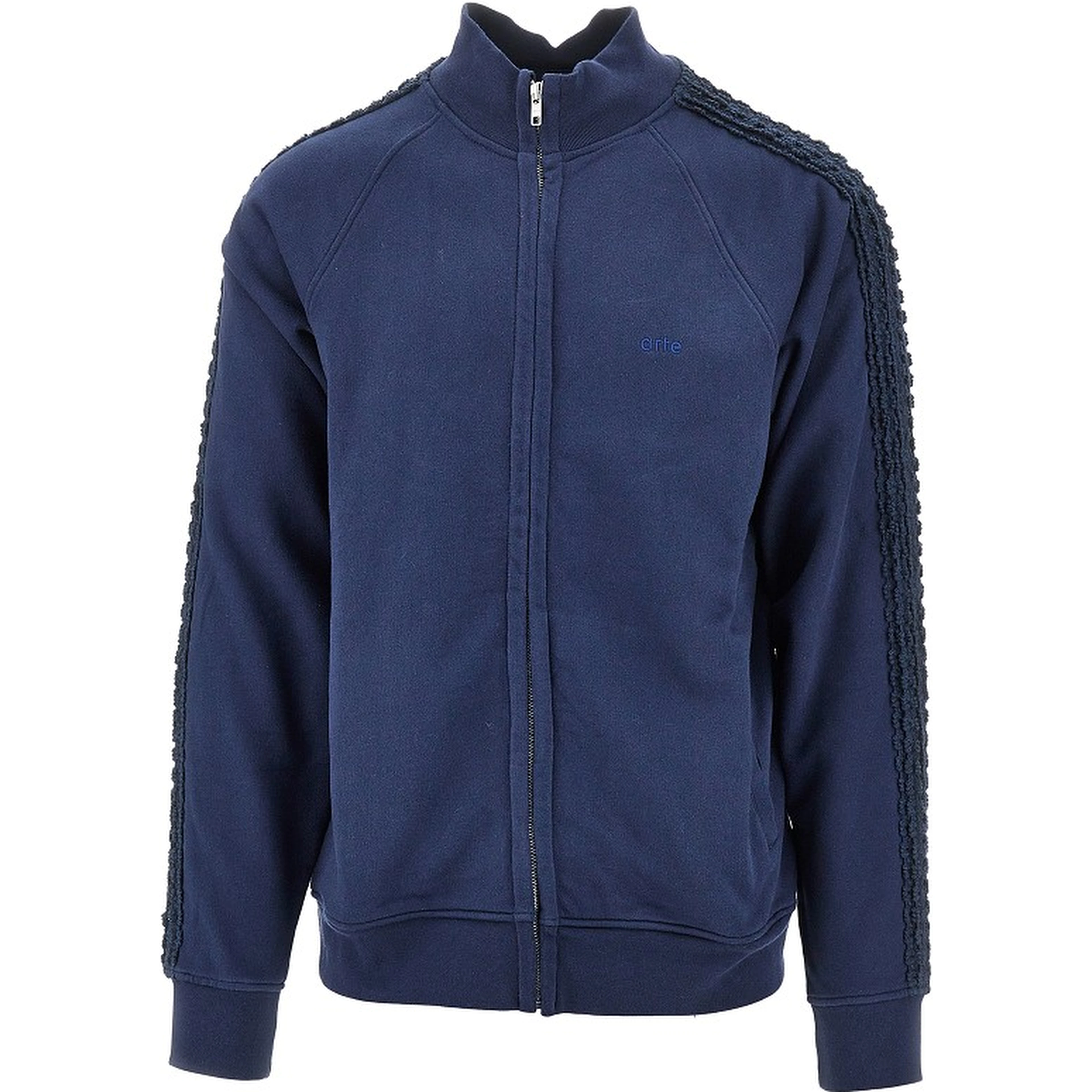 Flora trim full-zip sweatshirt