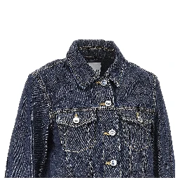 Cropped denim jacket