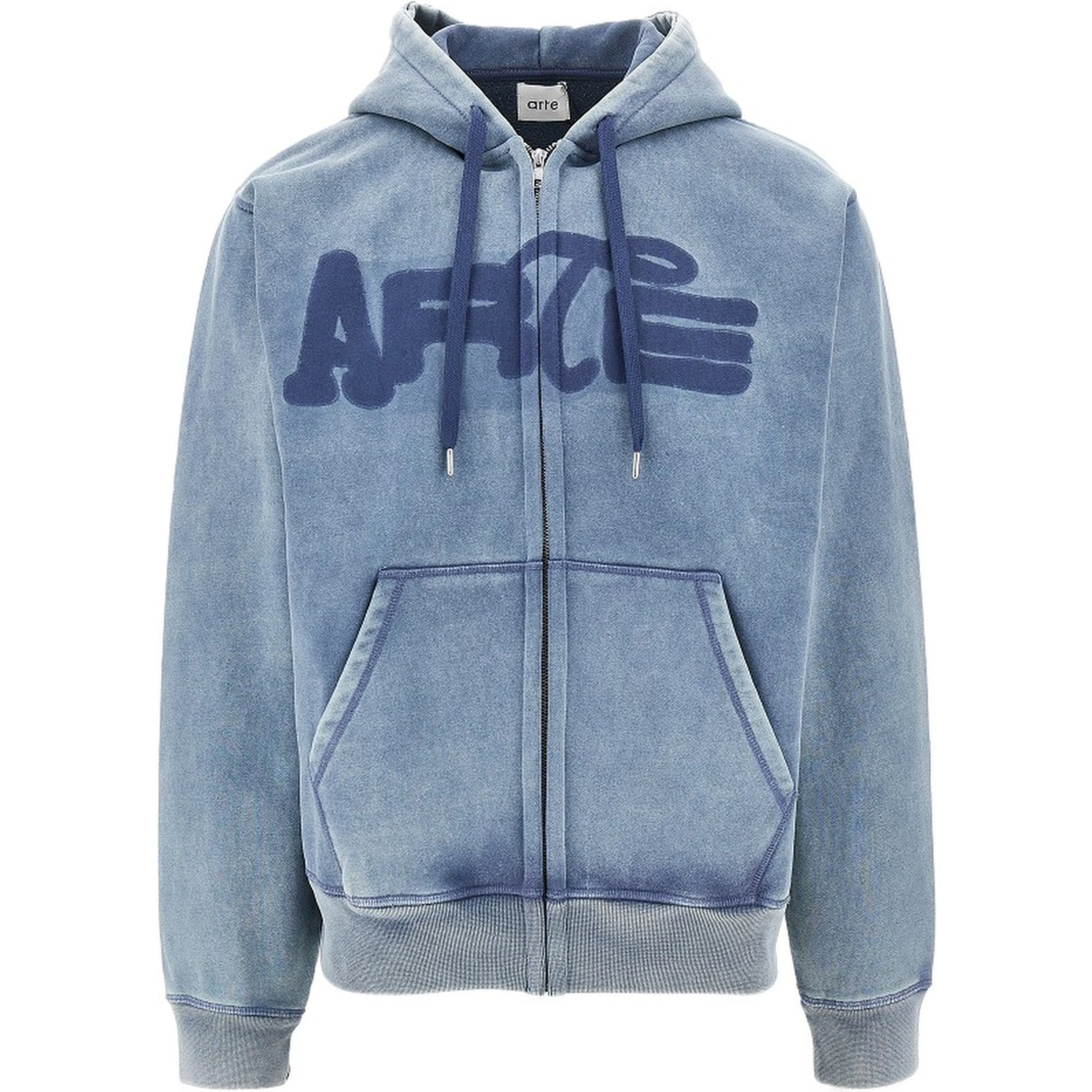 Stencil Sunfade full-zip hoodie