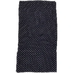 'Poppy Double' wool scarf