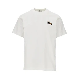 Flocked EKD motif T-shirt