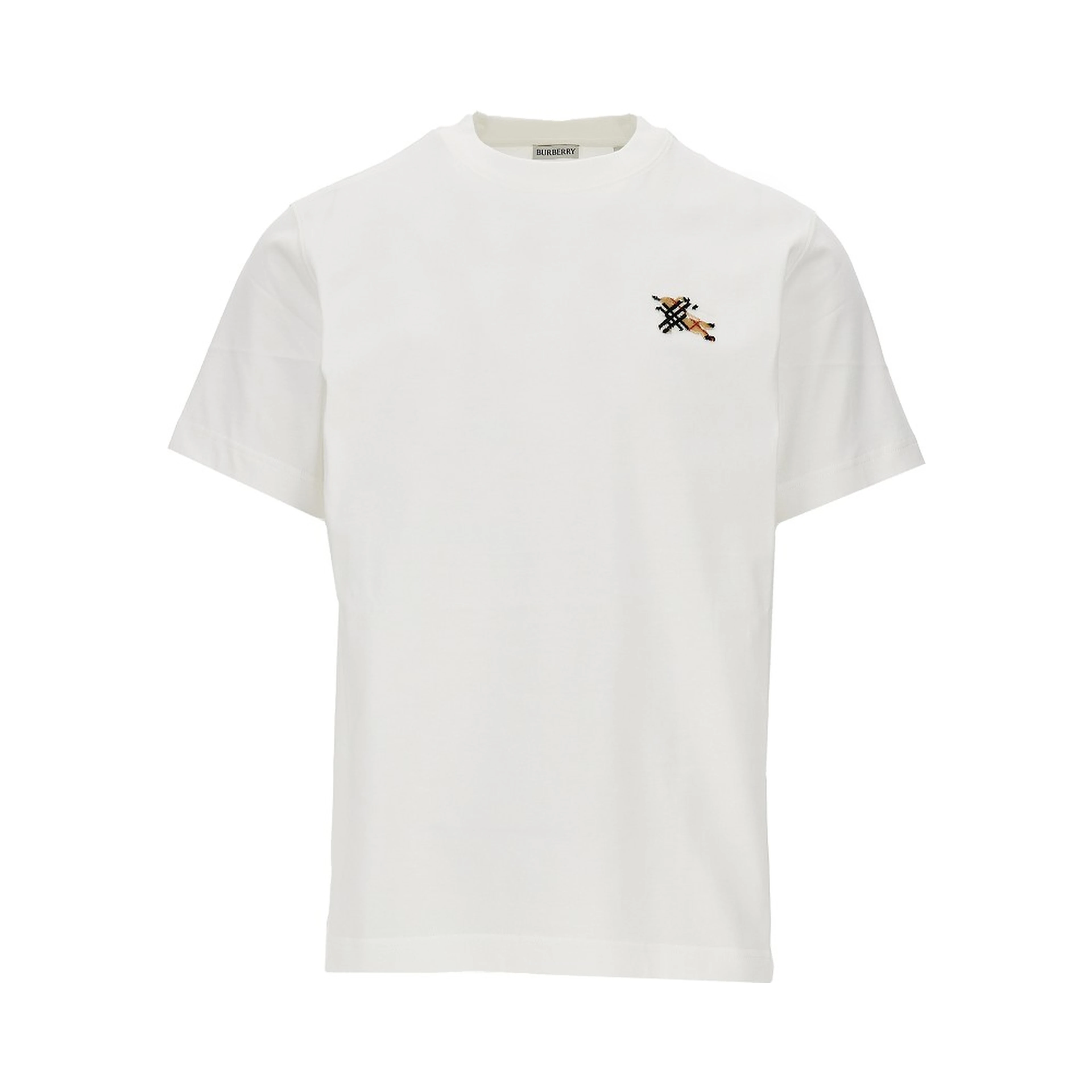 Flocked EKD motif T-shirt
