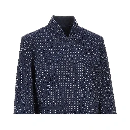 Strass-embellished cropped jacket