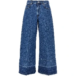 Cotton denim jeans